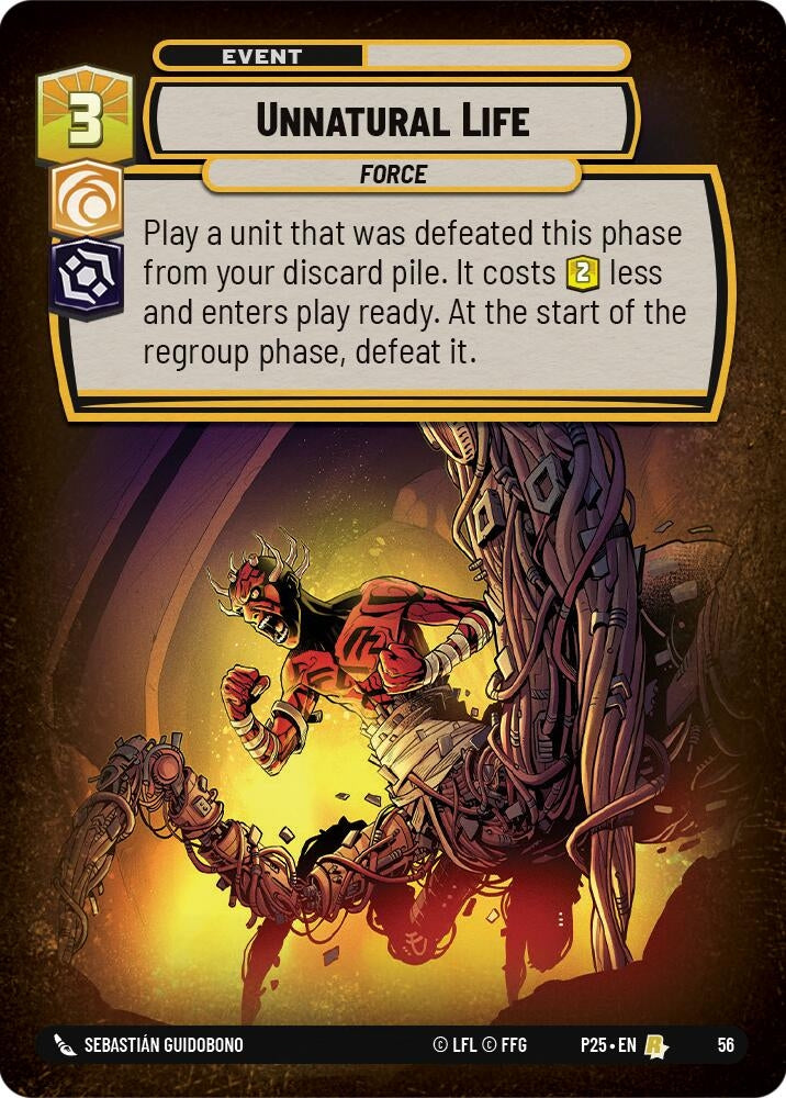 Image for Unnatural Life (56) - Star Wars: Unlimited
