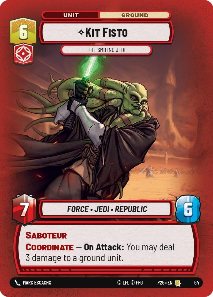 Image for Kit Fisto - The Smiling Jedi (54) - Star Wars: Unlimited