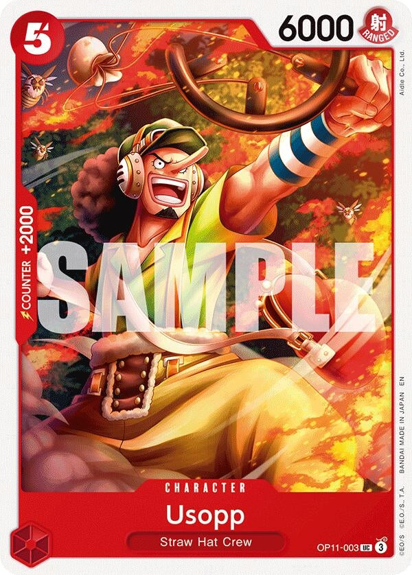 Image for Usopp (OP11-003) (A Fist of Divine Speed) - One Piece Card Game