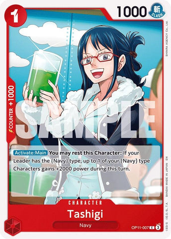Image for Tashigi (OP11-007) (A Fist of Divine Speed) - One Piece Card Game