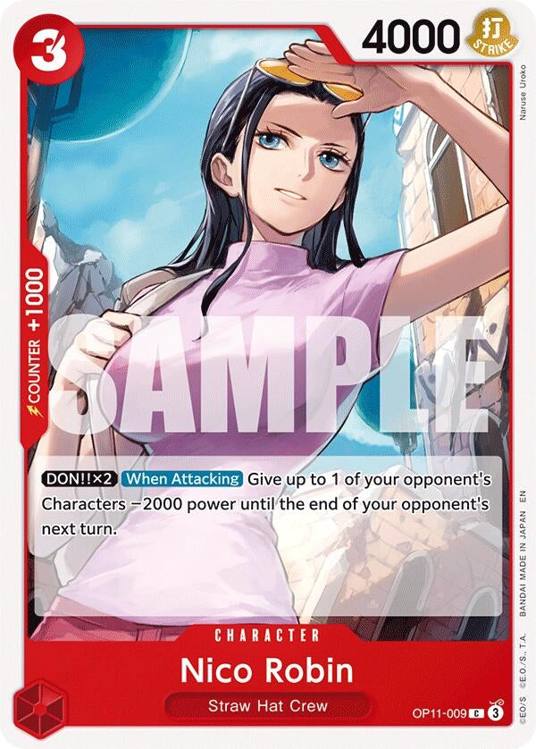 Image for Nico Robin (OP11-009) (A Fist of Divine Speed) - One Piece Card Game
