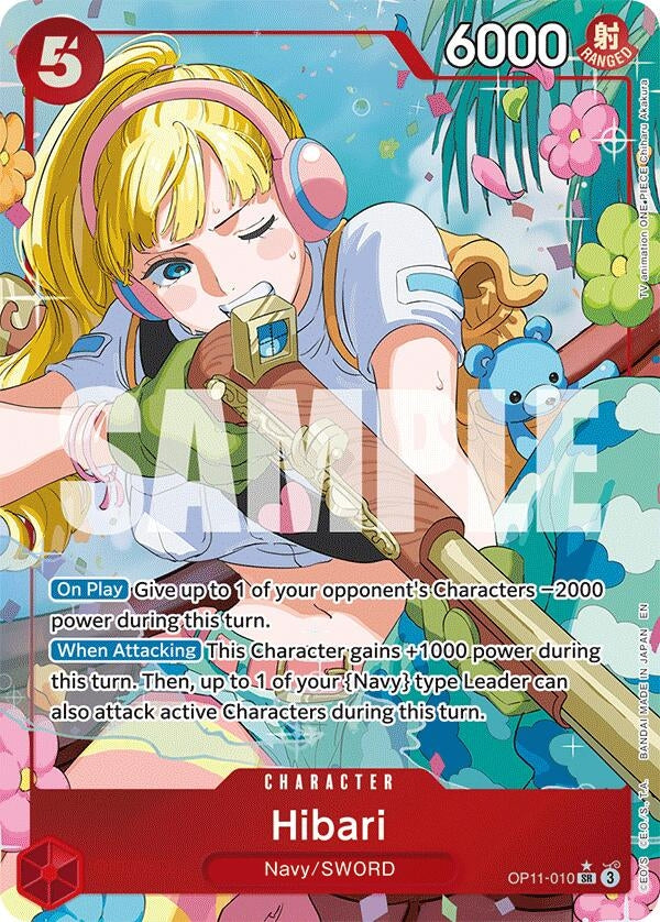 Image for Hibari (Alternate Art) (OP11-010) (A Fist of Divine Speed) - One Piece Card Game