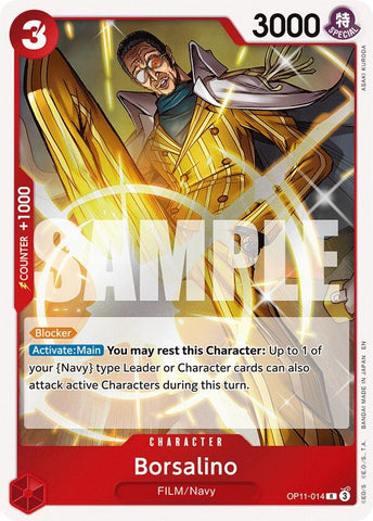Image for Borsalino (OP11-014) (A Fist of Divine Speed) - One Piece Card Game