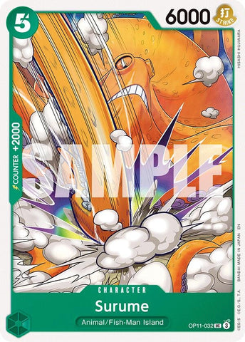 Image for Surume (OP11-032) (A Fist of Divine Speed) - One Piece Card Game