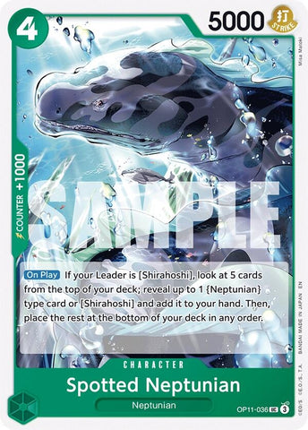 Image for Spotted Neptunian (OP11-036) (A Fist of Divine Speed) - One Piece Card Game