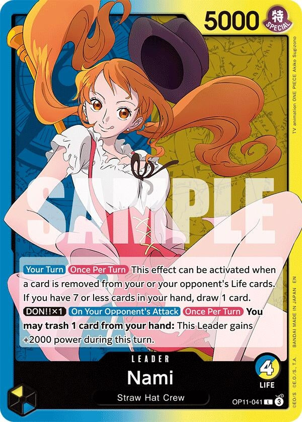 Image for Nami (041) (OP11-041) (A Fist of Divine Speed) - One Piece Card Game