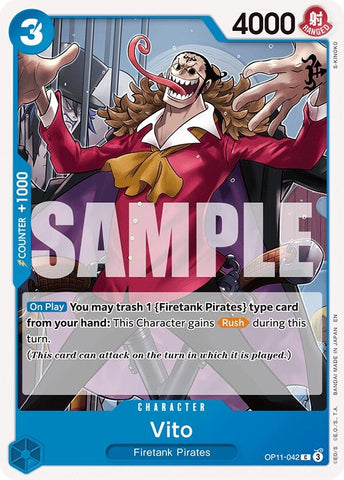 Image for Vito (OP11-042) (A Fist of Divine Speed) - One Piece Card Game