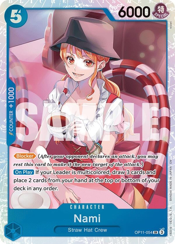 Image for Nami (054) (OP11-054) (A Fist of Divine Speed) - One Piece Card Game