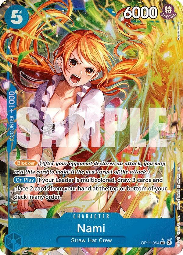 Image for Nami (054) (Alternate Art) (OP11-054) (A Fist of Divine Speed) - One Piece Card Game