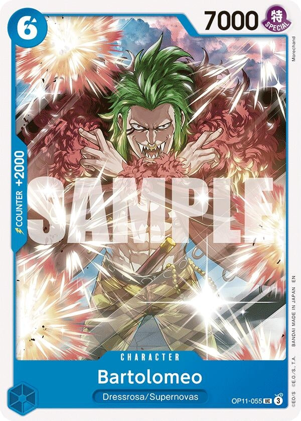 Image for Bartolomeo (OP11-055) (A Fist of Divine Speed) - One Piece Card Game