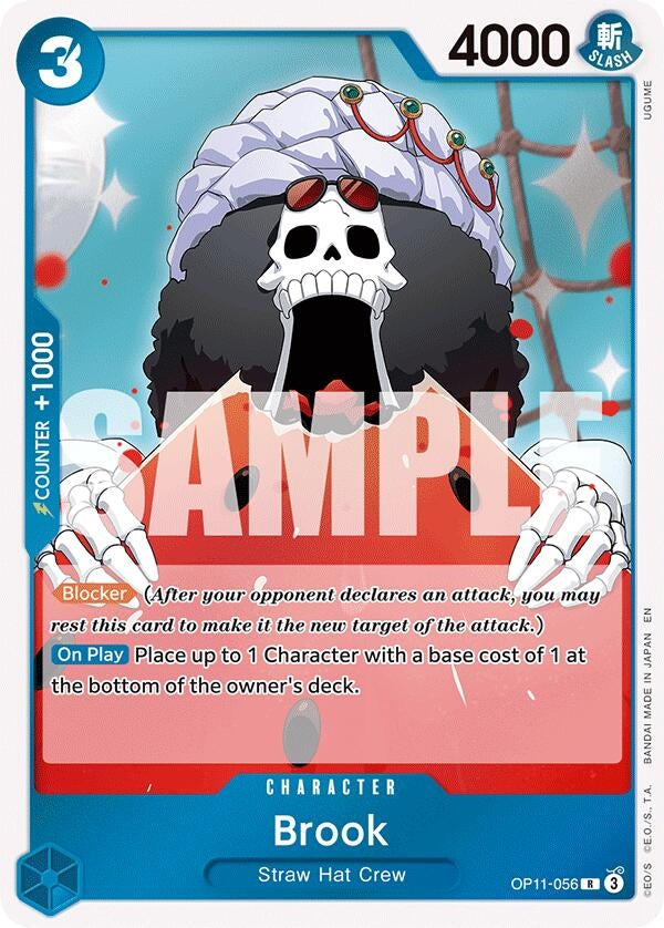 Image for Brook (OP11-056) (A Fist of Divine Speed) - One Piece Card Game