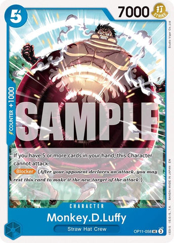 Image for Monkey.D.Luffy (058) (OP11-058) (A Fist of Divine Speed) - One Piece Card Game