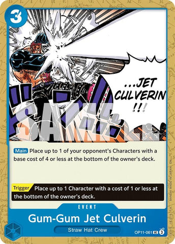 Image for Gum-Gum Jet Culverin (OP11-061) (A Fist of Divine Speed) - One Piece Card Game