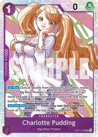 Image for Charlotte Pudding (OP11-070) (A Fist of Divine Speed) - One Piece Card Game