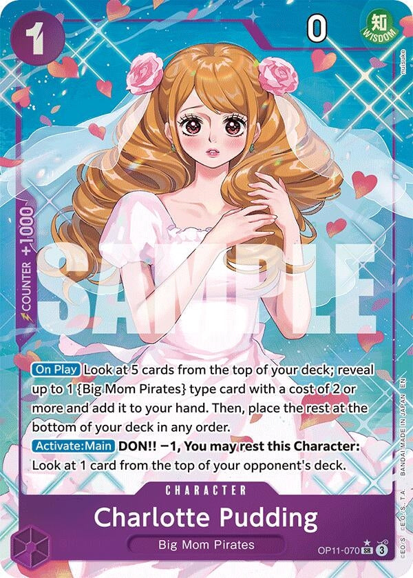 Image for Charlotte Pudding (Alternate Art) (OP11-070) (A Fist of Divine Speed) - One Piece Card Game
