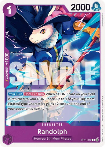 Image for Randolph (OP11-077) (A Fist of Divine Speed) - One Piece Card Game