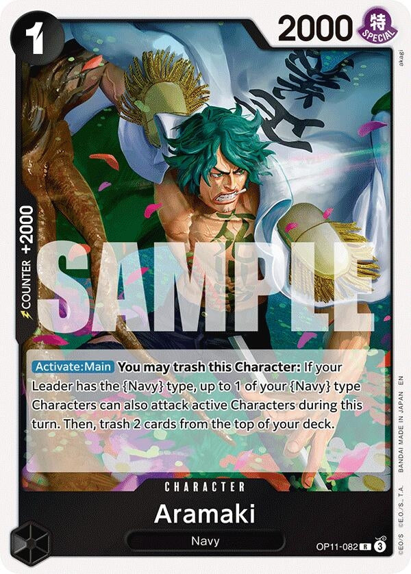 Image for Aramaki (OP11-082) (A Fist of Divine Speed) - One Piece Card Game