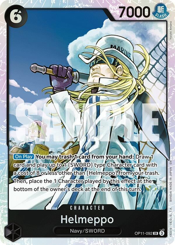 Image for Helmeppo (OP11-092) (A Fist of Divine Speed) - One Piece Card Game