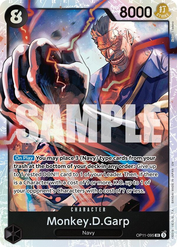Image for Monkey.D.Garp (OP11-095) (A Fist of Divine Speed) - One Piece Card Game