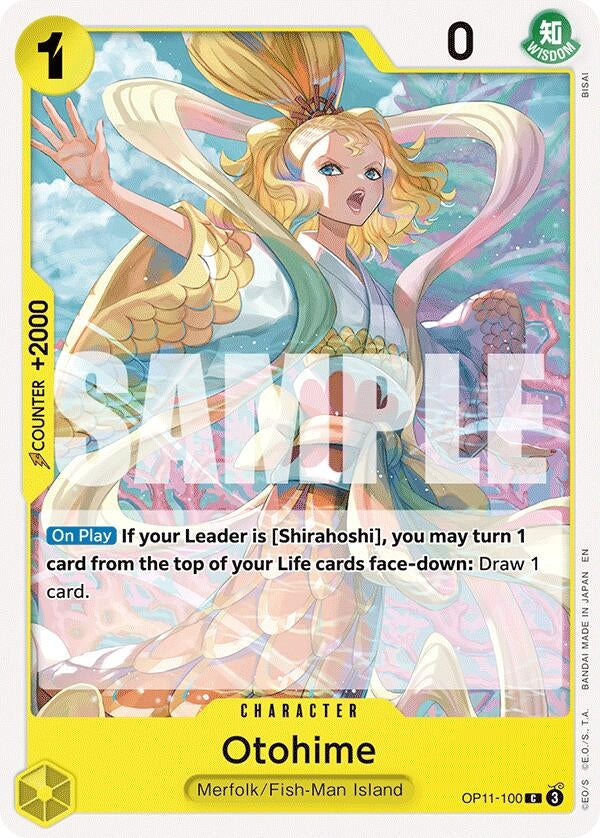 Image for Otohime (OP11-100) (A Fist of Divine Speed) - One Piece Card Game