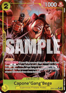 Image for Capone"Gang"Bege (101) (Alternate Art) (OP11-101) (A Fist of Divine Speed) - One Piece Card Game