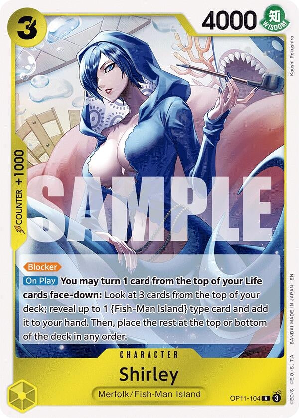 Image for Shirley (OP11-104) (A Fist of Divine Speed) - One Piece Card Game