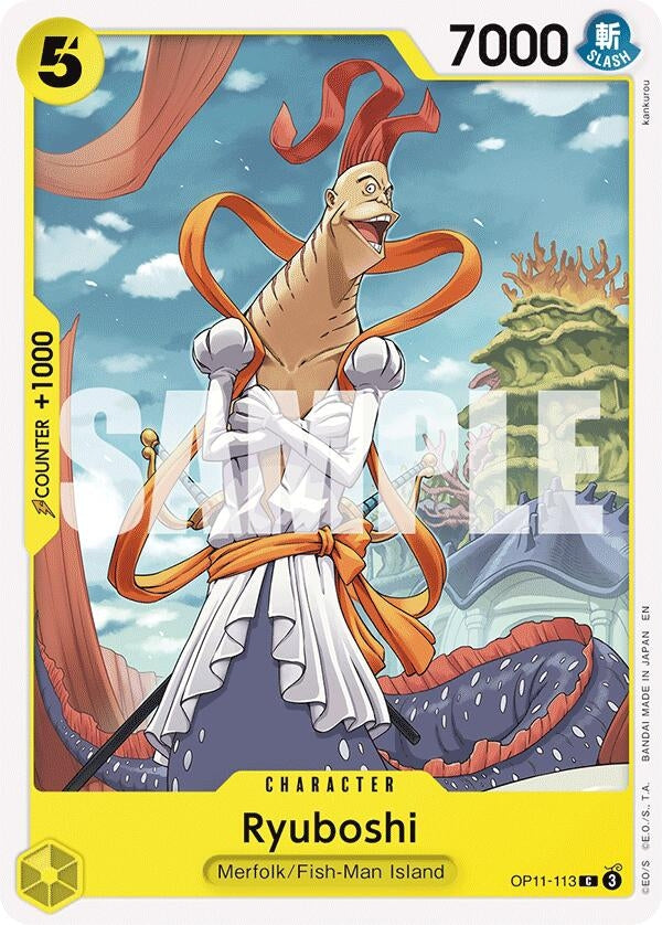 Image for Ryuboshi (OP11-113) (A Fist of Divine Speed) - One Piece Card Game