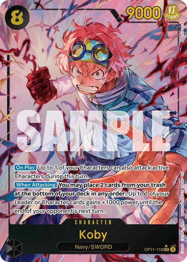Image for Koby (119) (Alternate Art) (OP11-119) (A Fist of Divine Speed) - One Piece Card Game