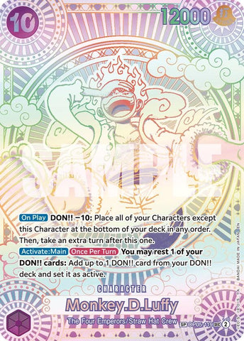 Image for Monkey.D.Luffy (119) (SP) (OP05-119) (A Fist of Divine Speed) - One Piece Card Game