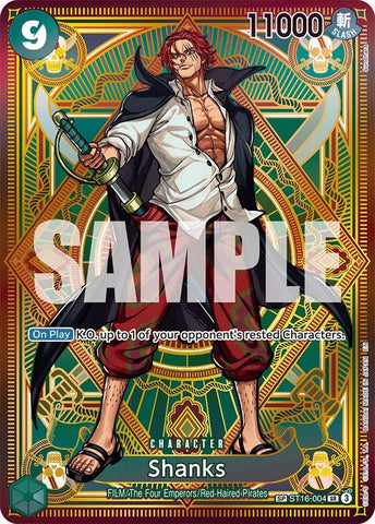Image for Shanks (SP) (ST16-004) (A Fist of Divine Speed) - One Piece Card Game