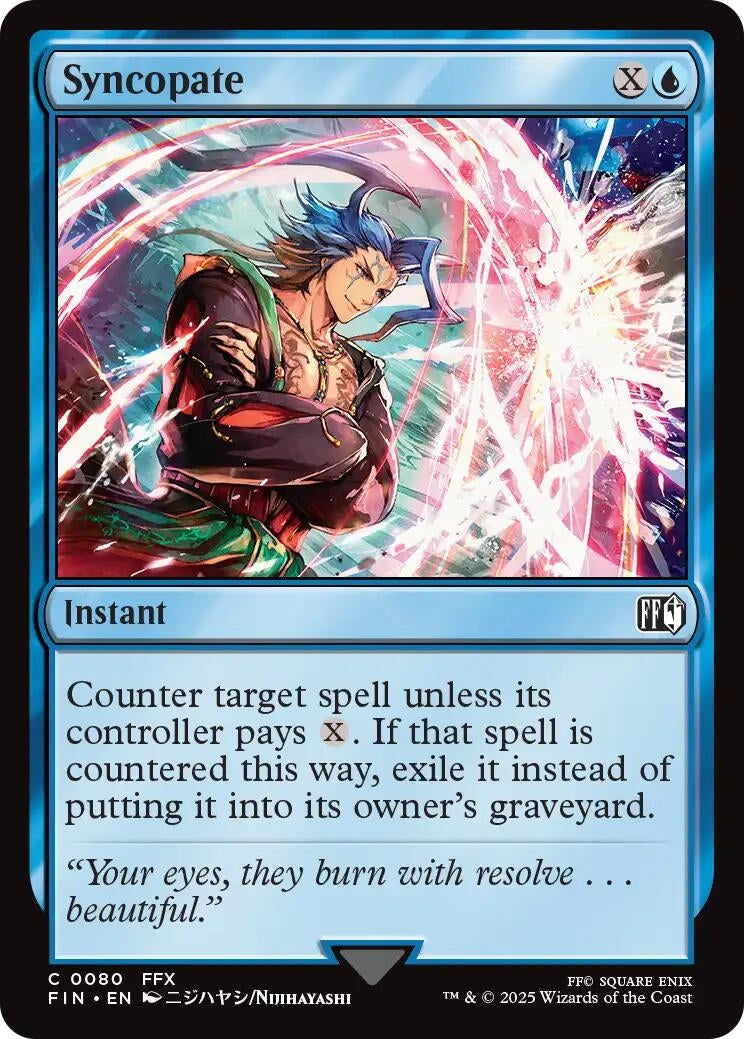 Image for Syncopate (80) (FINAL FANTASY) - Magic: The Gathering