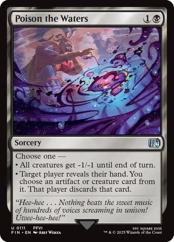 Image for Poison the Waters (111) (FINAL FANTASY) - Magic: The Gathering