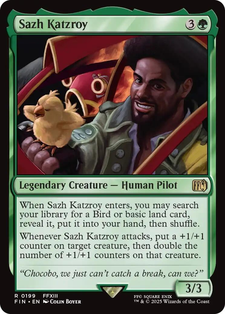 Image for Sazh Katzroy (199) (FINAL FANTASY) - Magic: The Gathering