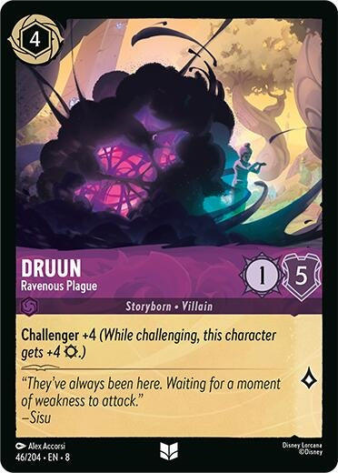 Image for Druun - Ravenous Plague (46/204) - Disney Lorcana