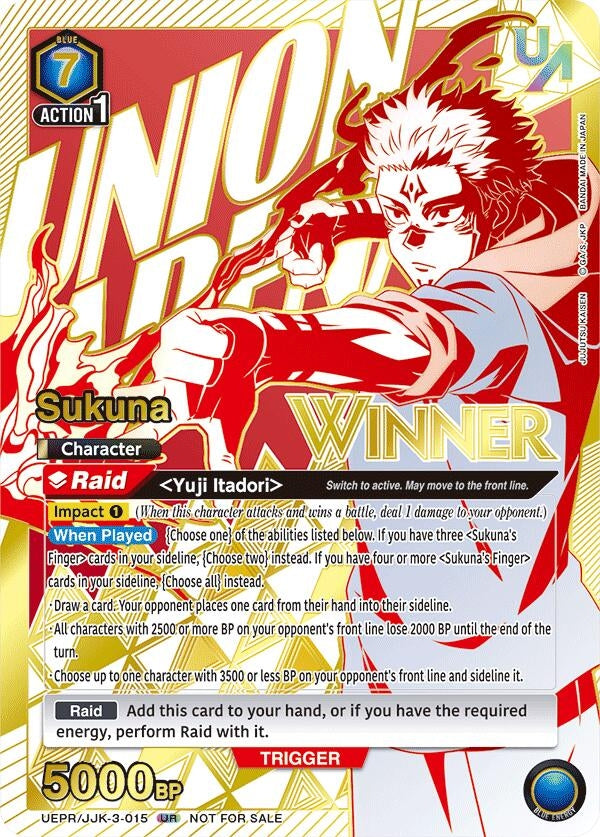 Image for Sukuna (Winner) (UEPR/JJK-3-015) - Union Arena