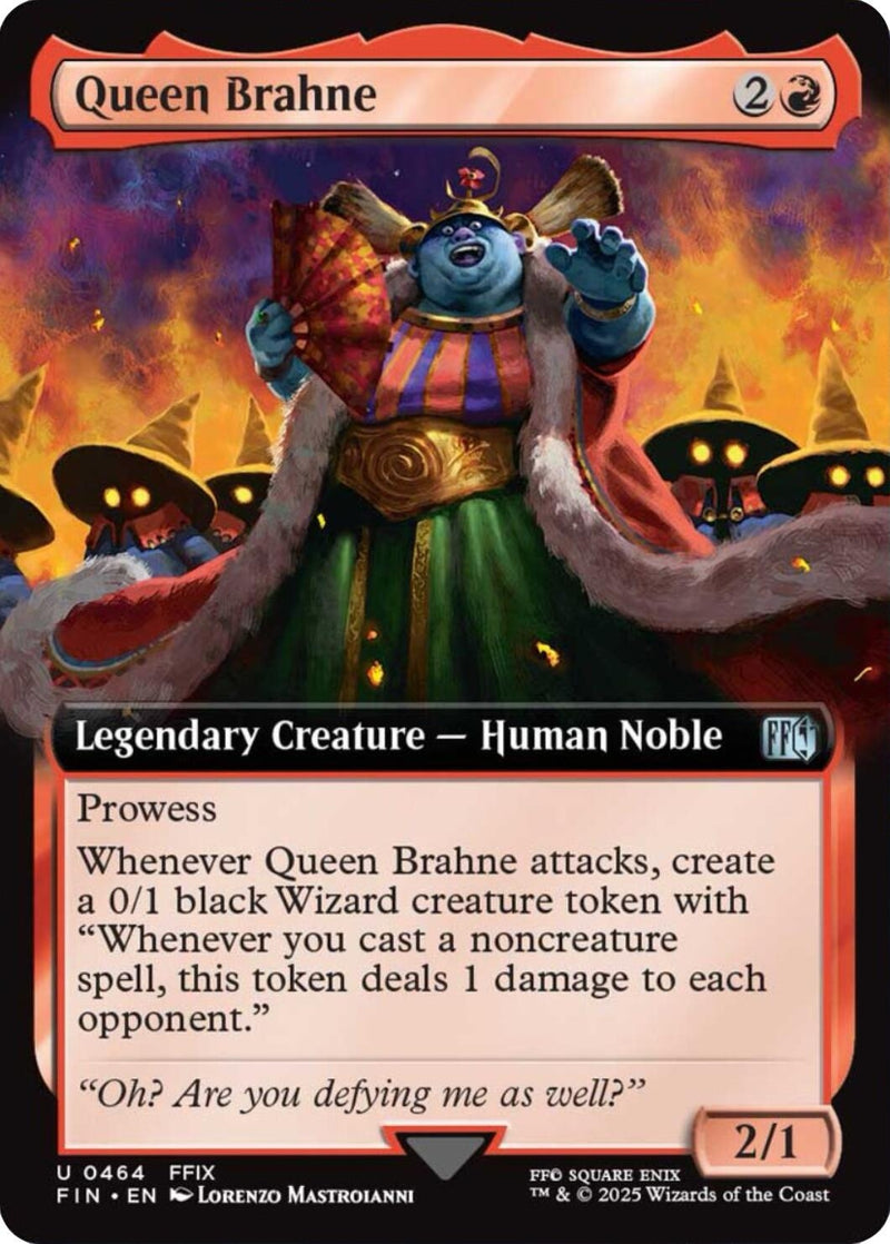 Image for Queen Brahne (Extended Art) (464) (FINAL FANTASY) - Magic: The Gathering