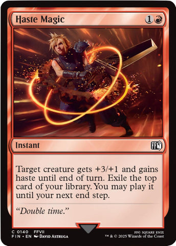Image for Haste Magic (140) (FINAL FANTASY) - Magic: The Gathering