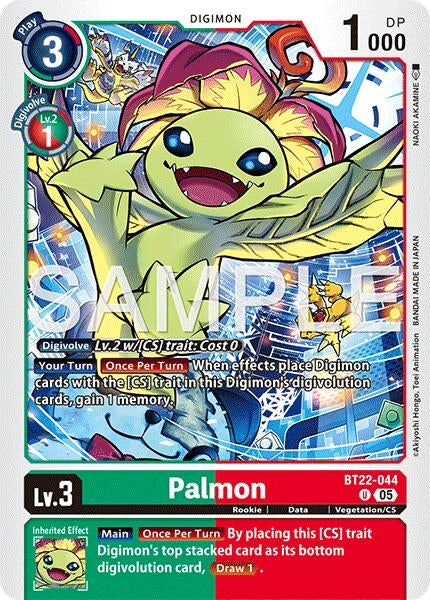 Image for Palmon (BT22-044 U) (Cyber Eden) (BT-22) - Digimon Card Game