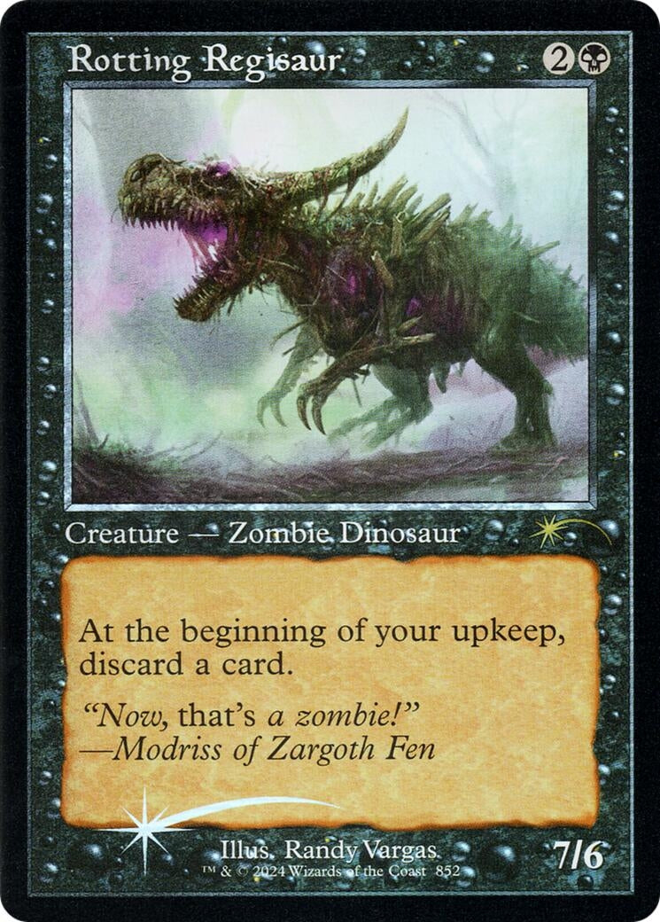 Image for Rotting Regisaur (Retro Frame) (852) (Secret Lair Drop Series) - Magic: The Gathering