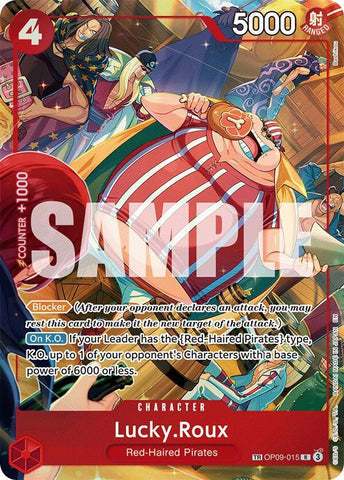 Image for Lucky.Roux (TR) (OP09-015) (A Fist of Divine Speed) - One Piece Card Game