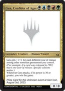 Gen, Confider of Ages (Un-Known Event Playtest Cards)