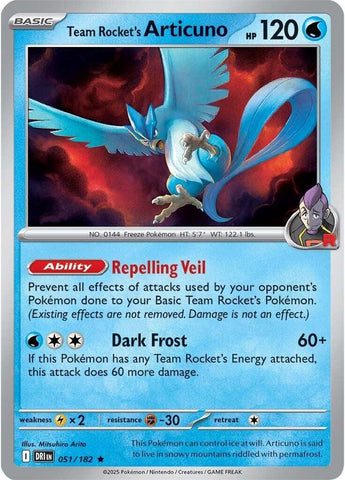 Image for Team Rocket's Articuno (051/182) (SV10: Destined Rivals) - Pokemon