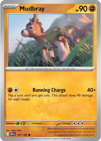Image for Mudbray (107/182) (SV10: Destined Rivals) - Pokemon