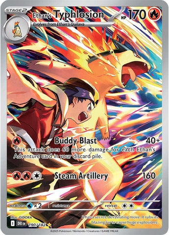 Image for Ethan's Typhlosion (190/182) (SV10: Destined Rivals) - Pokemon