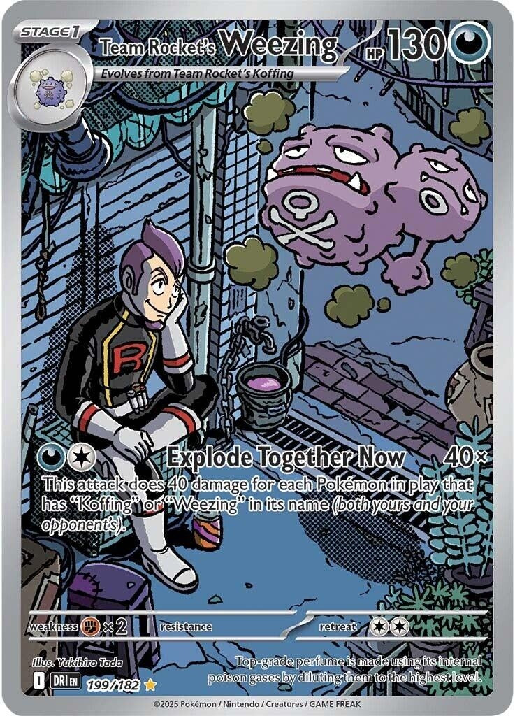 Image for Team Rocket's Weezing (199/182) (SV10: Destined Rivals) - Pokemon