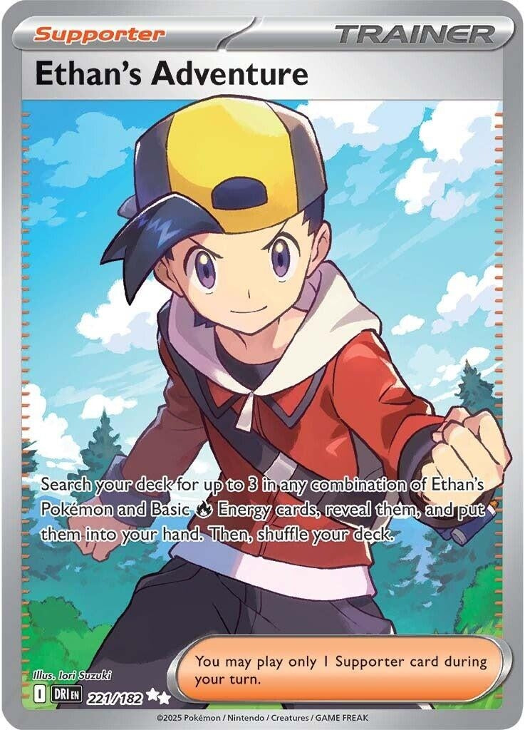 Image for Ethan's Adventure (221/182) (SV10: Destined Rivals) - Pokemon