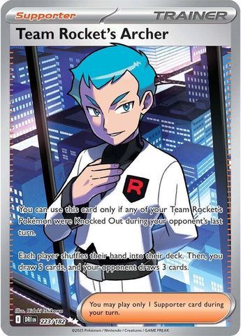 Image for Team Rocket's Archer (223/182) (SV10: Destined Rivals) - Pokemon