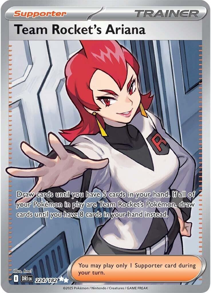 Image for Team Rocket's Ariana (224/182) (SV10: Destined Rivals) - Pokemon