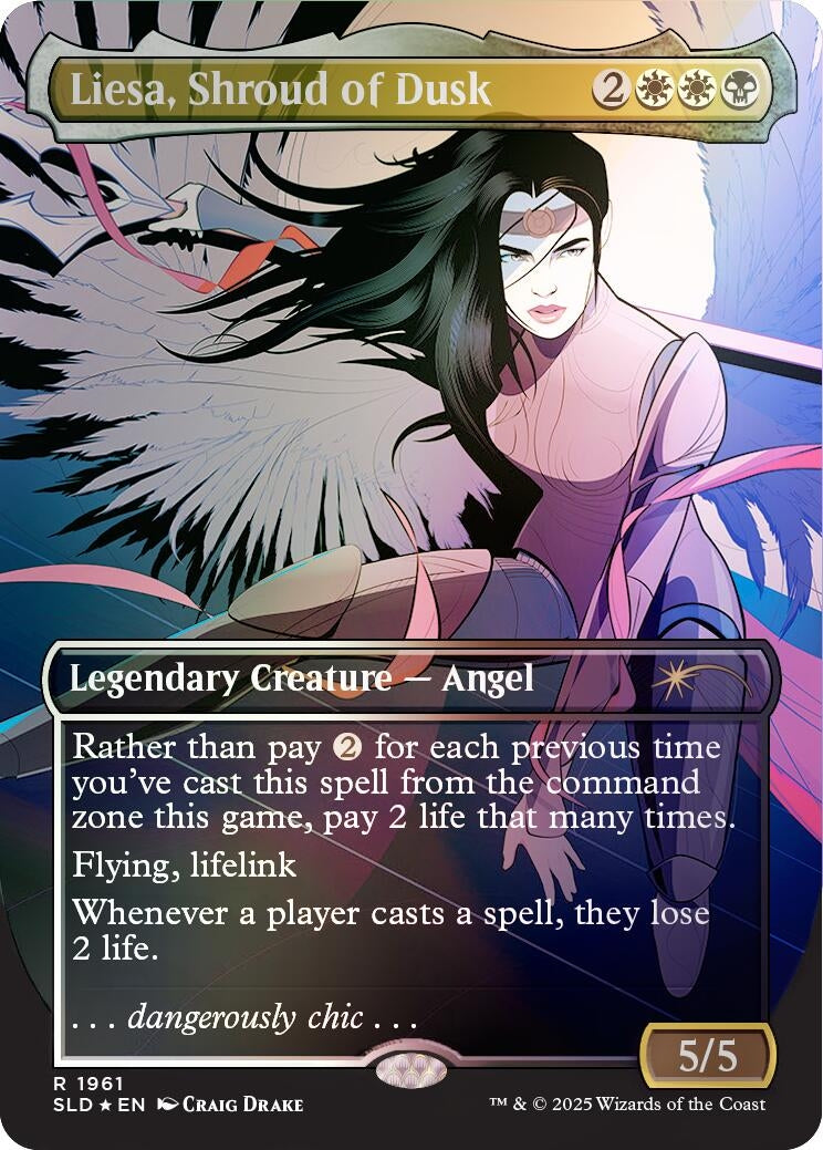 Image for Liesa, Shroud of Dusk (1961) (Secret Lair Drop Series) - Magic: The Gathering