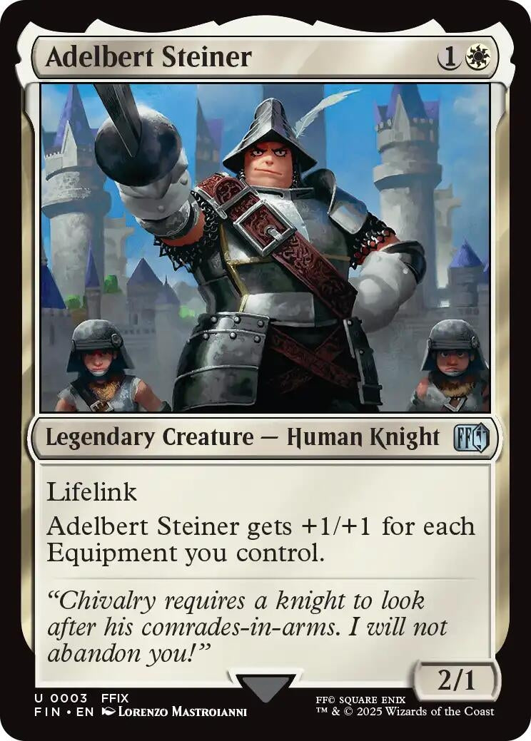 Image for Adelbert Steiner (3) (FINAL FANTASY) - Magic: The Gathering